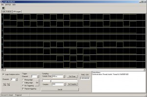 Logic Analyzer Screen 1